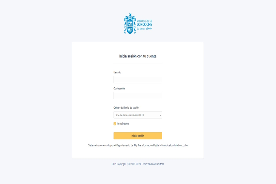 Automatización de Inventario Informático GLPI
